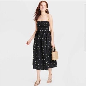 🍋 A New Day midi lemon print dress